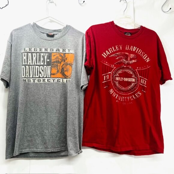 Collection Harley-Davidson 18 x9x11 Duffel Shoulder Bag Travel Gym+2 Lg T-Shirt - Picture 9 of 11